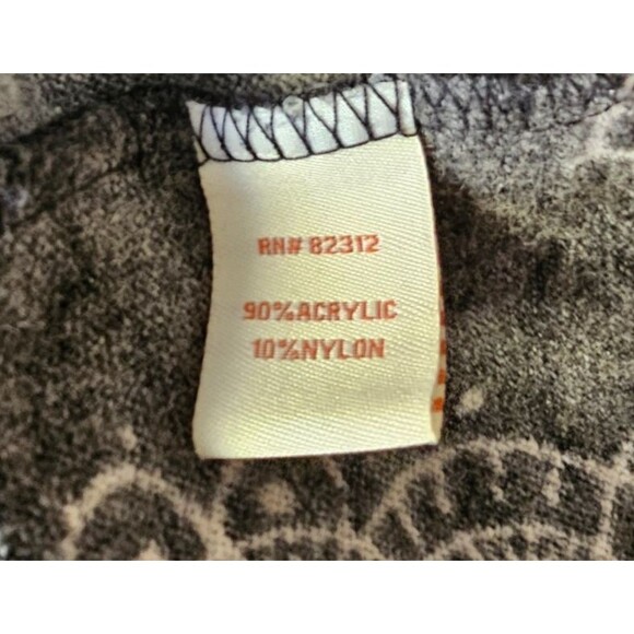 Aryeh Women's Paisley Print 3/4 Sleeve Knit Dress Gray Ivory Small Casual - Picture 4 of 4